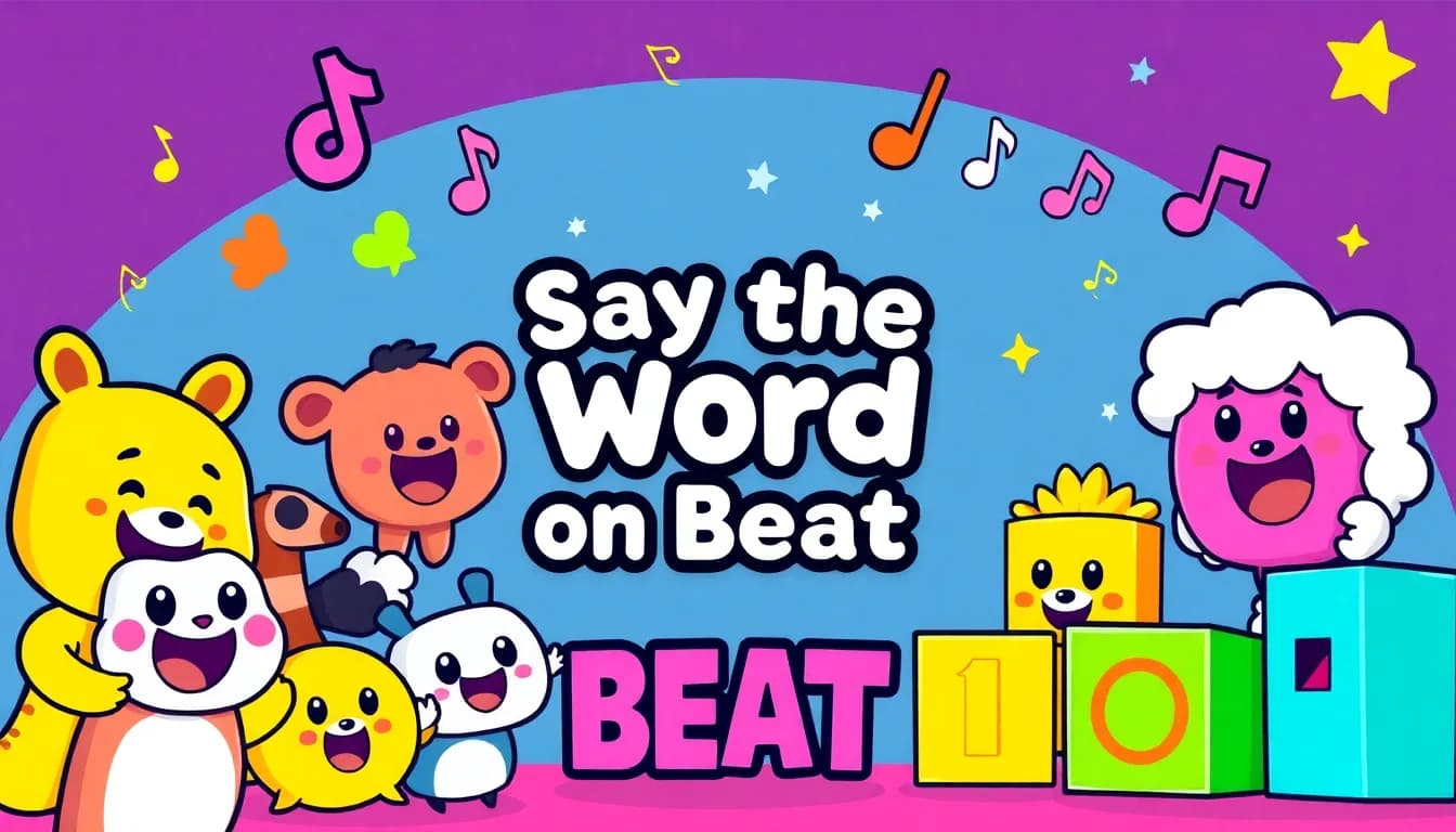Say the Word on Beat Song: The Rhythm That Drives the Viral Word Game