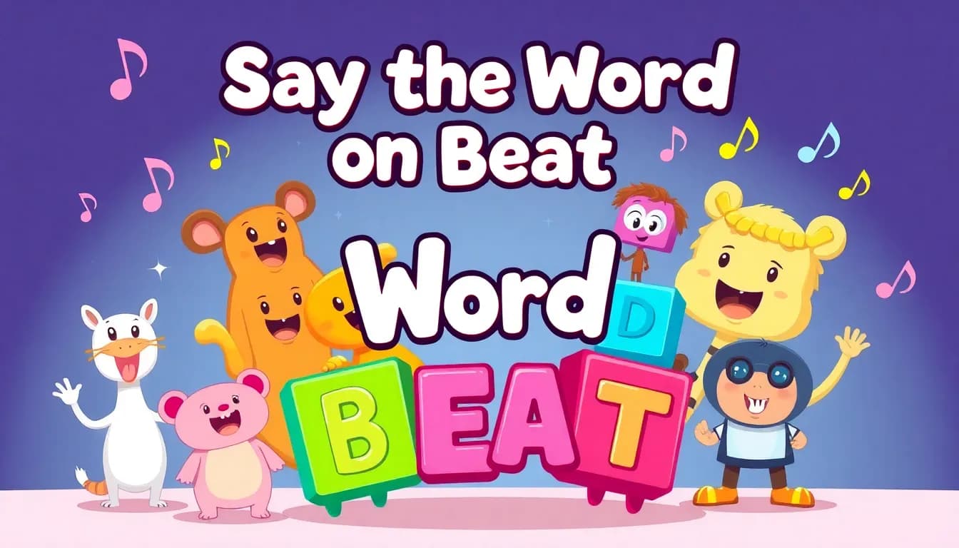 What is say the word “on beat”?